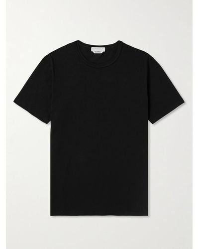 Gabriela Hearst Bandeira Cotton-jersey T-shirt - Black