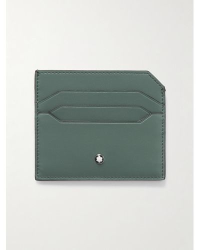 Montblanc Full-grain Leather Cardholder - Green