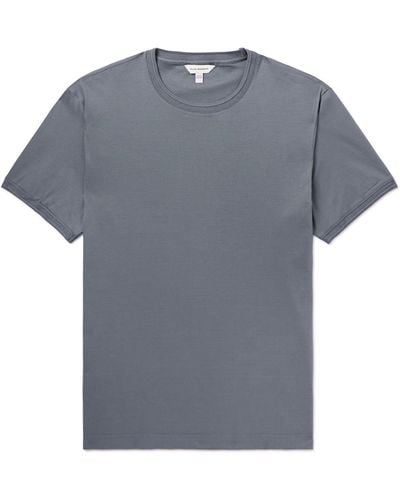 Club Monaco Refined Mercerised Cotton-jersey T-shirt - Gray