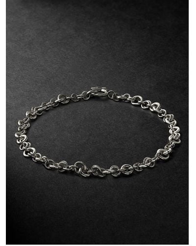 Spinelli Kilcollin Helio Silver Chain Bracelet - Black