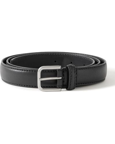 Dries Van Noten 2.5cm Leather Belt - Black