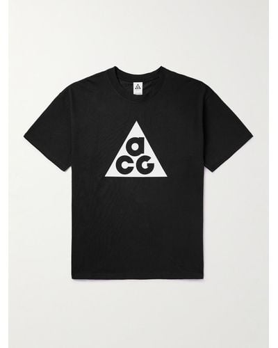 Nike T-shirt in jersey con logo NRG ACG - Nero