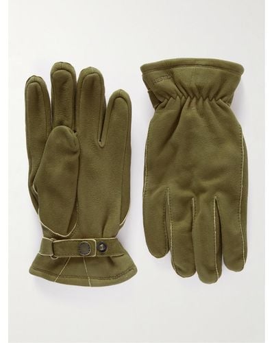 Hestra Torgil Suede Gloves - Green
