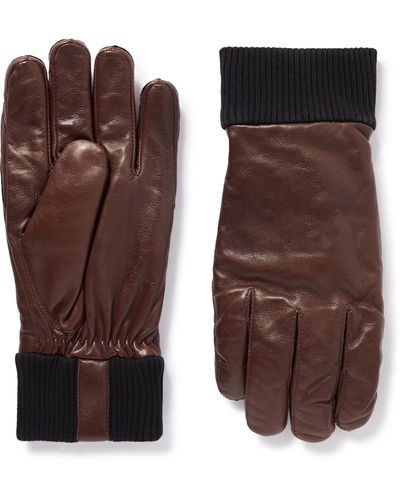 Hestra Fredrik Leather Gloves - Brown