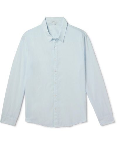 James Perse Standard Cotton Shirt - Blue