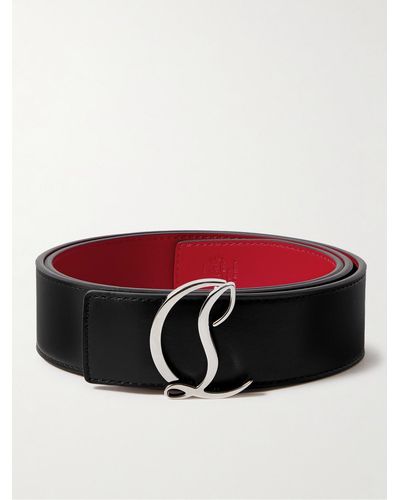 Christian Louboutin 4cm Leather Belt - Red