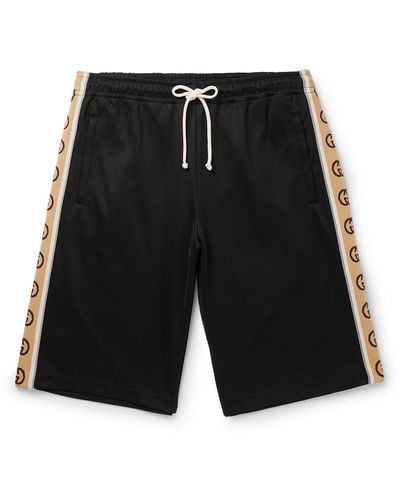 Gucci Technical Jersey Shorts - Black