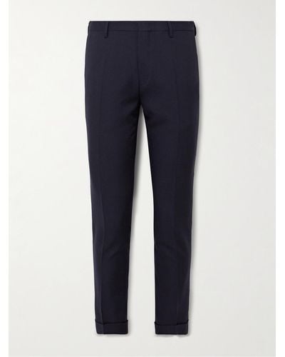 Paul Smith Slim-tapered Wool Suit Pants - Blue