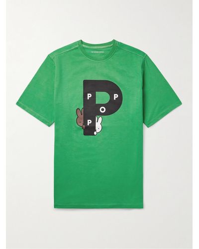Pop Trading Co. Miffy T-Shirt in jersey di cotone - Verde