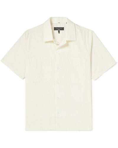 Rag & Bone Stanton Cotton Shirt - White