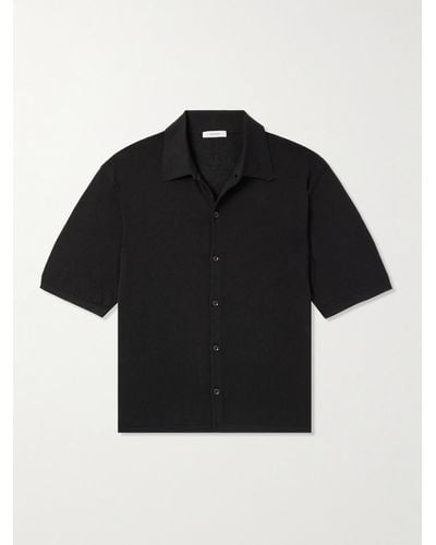 Lemaire Hemd aus Baumwolle - Schwarz