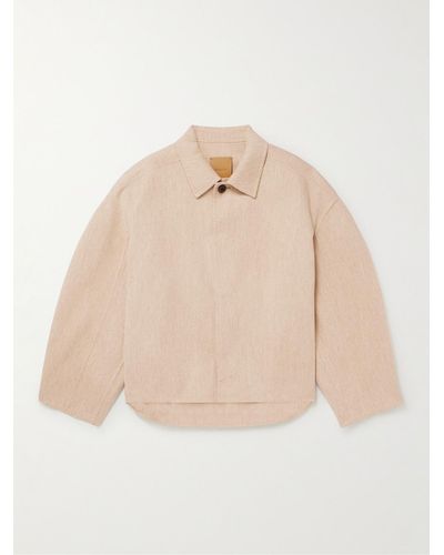 LE17SEPTEMBRE Wool-blend Jacket - Natural