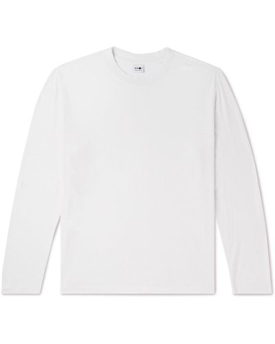 NN07 Adam 3266 Linen And Cotton-blend Jersey T-shirt - White