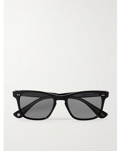 Garrett Leight Torrey Square-frame Acetate Sunglasses - Black