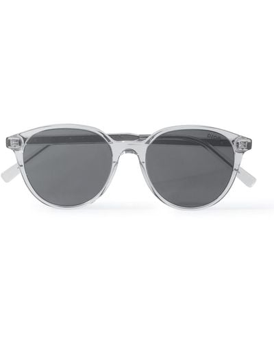 Dior Indior R1i Round-frame Acetate Sunglasses - Gray