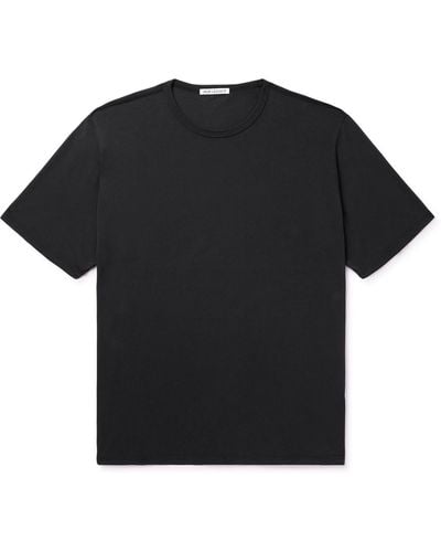 Our Legacy New Box Cotton-jersey T-shirt - Black