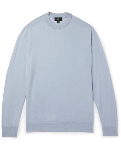 Dunhill Slim-fit Cashmere Sweater - Blue