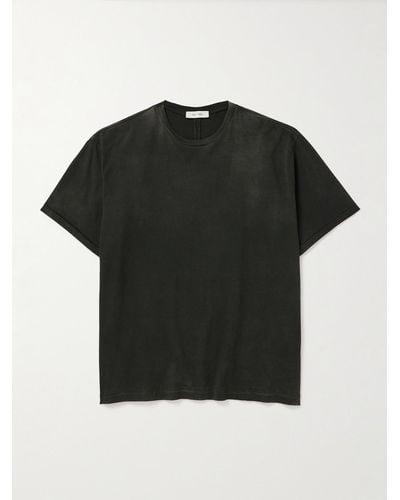 SSAM T-Shirt aus Biobaumwoll-Jersey - Schwarz