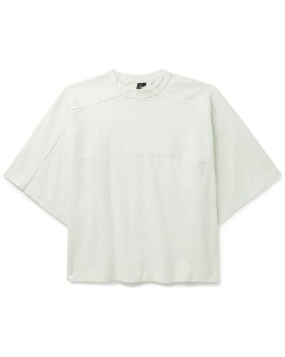 Entire studios Paneled Organic Cotton-jersey T-shirt - White