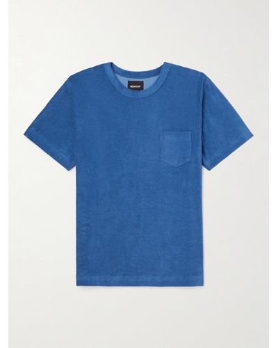 Howlin' Fons Cotton-blend Terry T-shirt - Blue