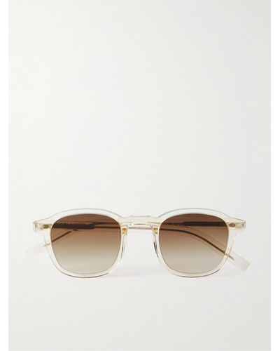 Saint Laurent D-frame Acetate Sunglasses - Natural