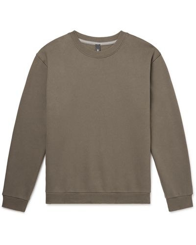 lululemon Steady State Cotton-blend Jersey Sweatshirt - Gray