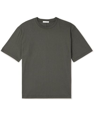 The Row Errigal Cotton-jersey T-shirt - Gray