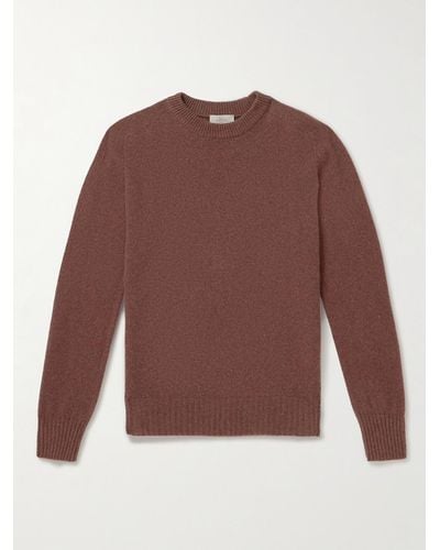 Altea Pullover in misto lana vergine e cashmere - Marrone