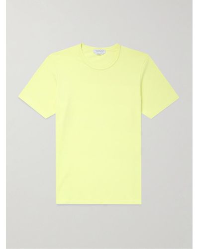 Gabriela Hearst Bandeira T-Shirt aus Baumwoll-Jersey - Gelb