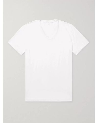 James Perse Combed Cotton-jersey T-shirt - White