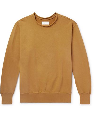 Les Tien Cotton-jersey Sweatshirt - Natural