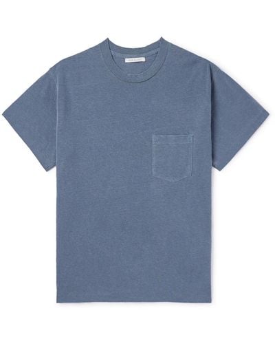 John Elliott Campus Cotton-jersey T-shirt - Blue