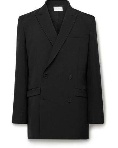 The Row Gavin Wool-blend Suit Jacket - Black