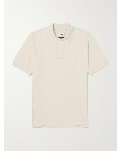 Drake's Cotton-piqué Polo Shirt - Natural