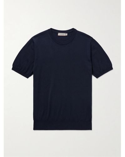 Canali T-shirt in cotone - Blu