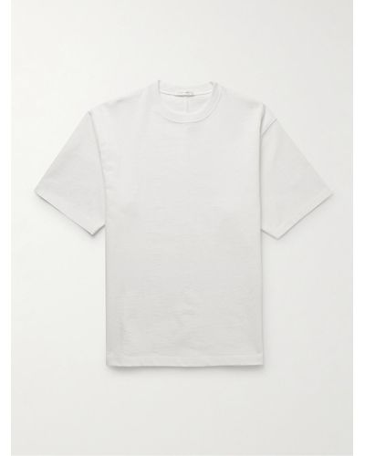 The Row Steven T-Shirt aus Baumwoll-Jersey - Weiß