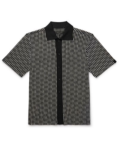 Rag & Bone Payton Striped Cotton-blend Shirt - Black