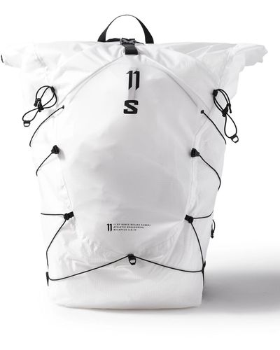 Salomon 11 By Boris Bidjan Saberi 11s A.b.1 Ripstop And Mesh Backpack - White