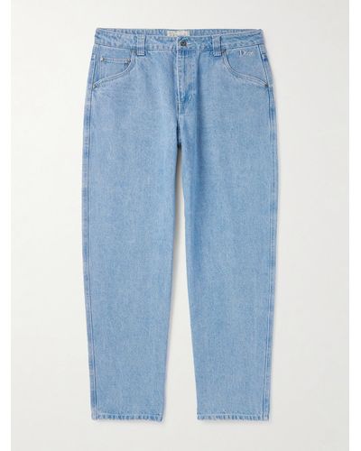 Dime Gerade geschnittene Jeans mit Logostickerei - Blau