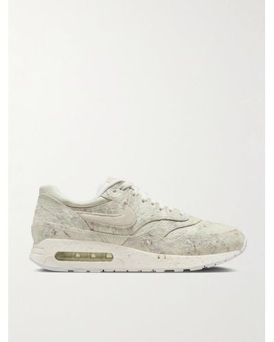 Nike Air Max 1 '86 Brushed-suede Trainers - Natural