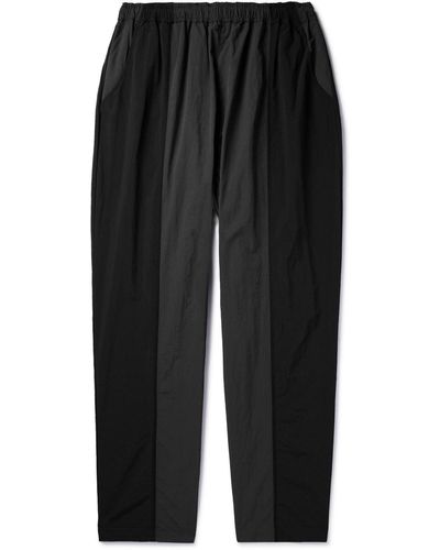 Pop Trading Co. Straight-leg Two-tone Shell Track Pants - Black