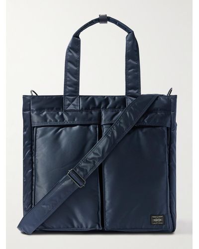 Porter-Yoshida and Co Tote bag in nylon Tanker 2Way - Blu