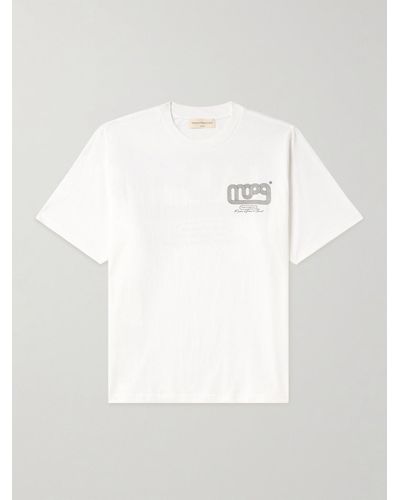 Museum of Peace & Quiet T-Shirt aus Baumwoll-Jersey mit Logoprint - Weiß