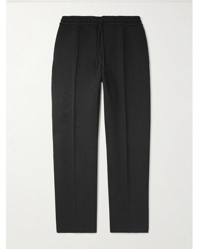 Nike Cotton-blend Tech-fleece Track Trousers - Black