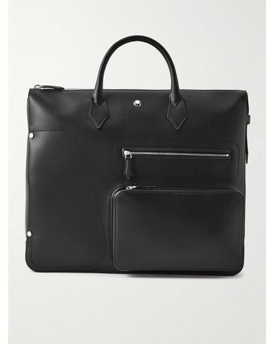 Montblanc Meisterstück Selection Soft 24/7 Leather Briefcase - Black