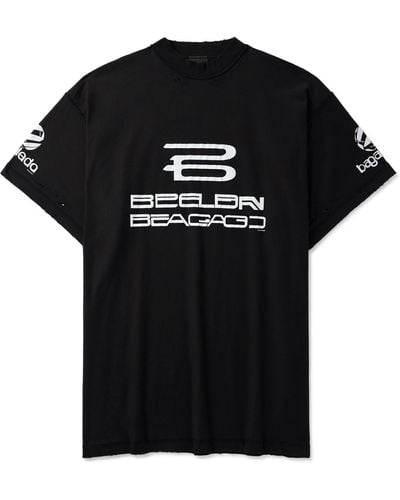 Balenciaga Ai Logo Inside Out T-Shirt - Black