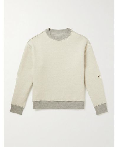Kapital Coneybowy Reversible Printed Cotton-jersey Sweatshirt - Natural