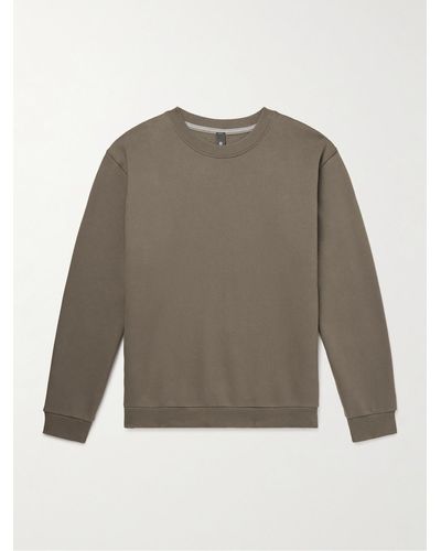 lululemon Steady State Cotton-blend Jersey Sweatshirt - Grey