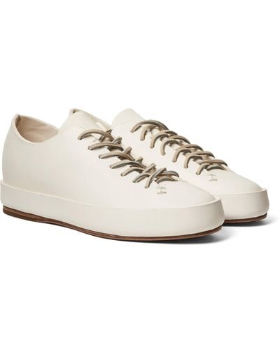 Feit Cordovan Leather Sneakers - White