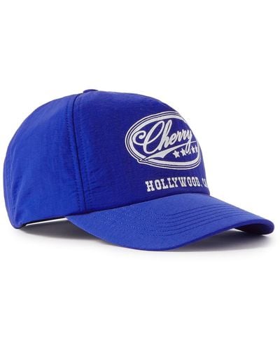 CHERRY LA Five Star Logo-print Shell Baseball Cap - Blue